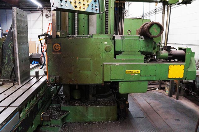 5" GIDDINGS & LEWIS ... CNC HORIZONIAL BORING MILL (PLAIN TABLE)